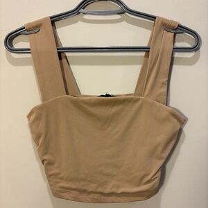 Dynamite Wide-Strap Cropped Cami